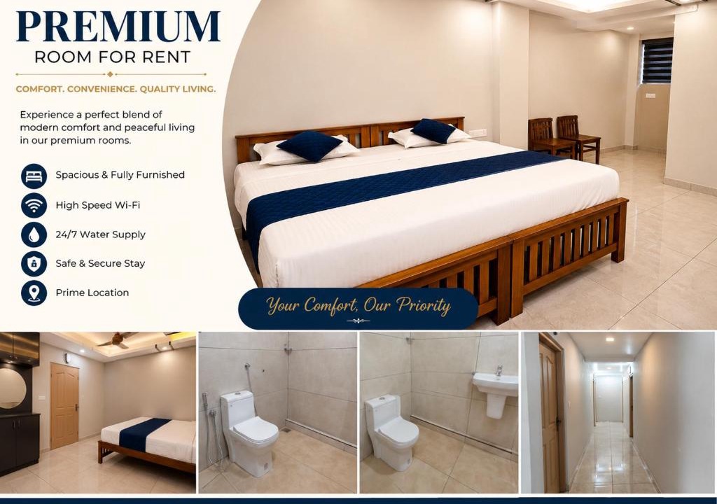 Aluva Hotel | AIDAN RESIDENCY - AC Premium Rooms