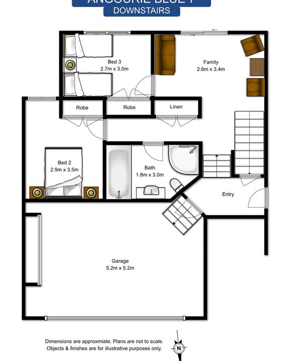 Angourie House | Angourie Blue 7- stroll to surfing beaches