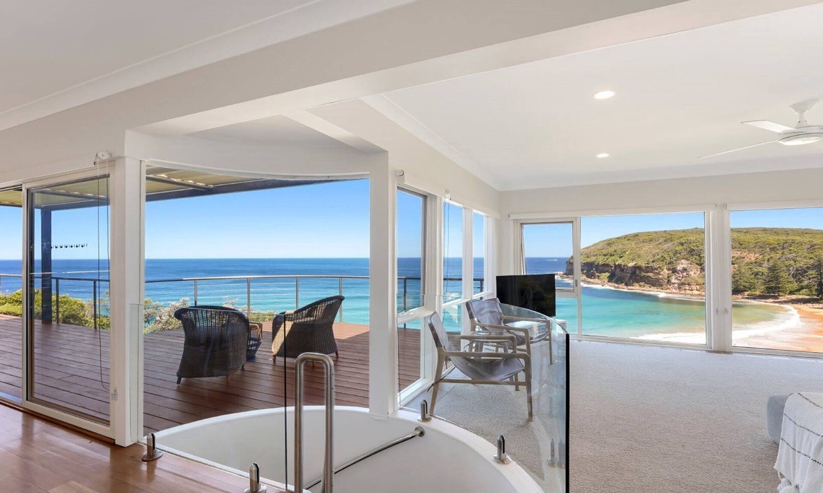 Macmasters Beach House | COVE | Stunning views, wifi, walk to beach | Accom Holidays