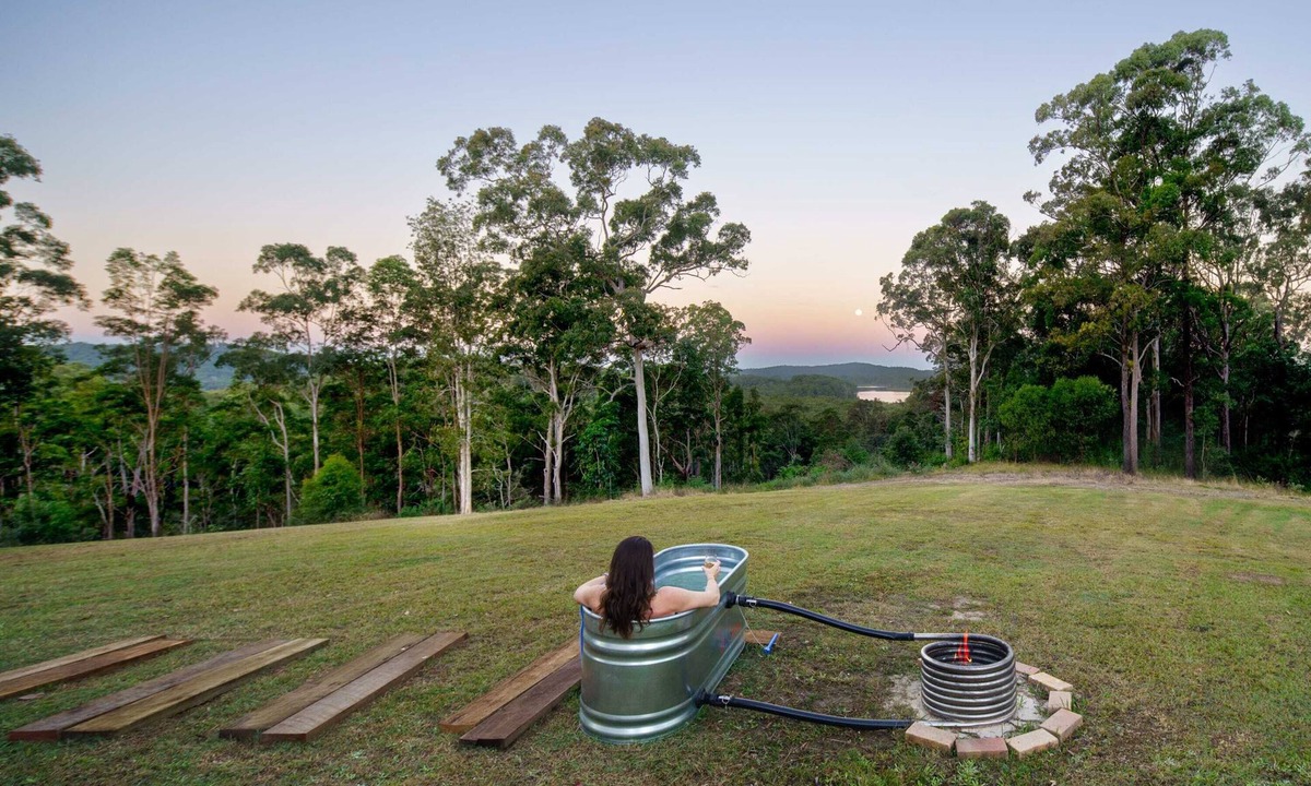 Mooloolah Valley House | Lakeview Cottage in Mooloolah Valley: Pool & Sauna