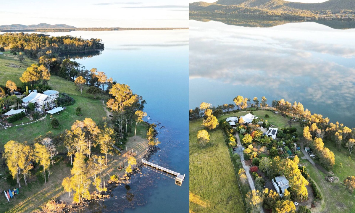 Wallis Lake House | Luxury Lakefront Villa & Barn.