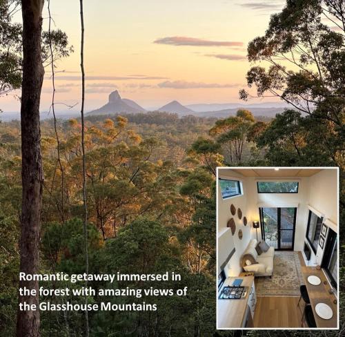 Peachester Apartment | Secluded Tiny House with amazing views Wild100 BnB