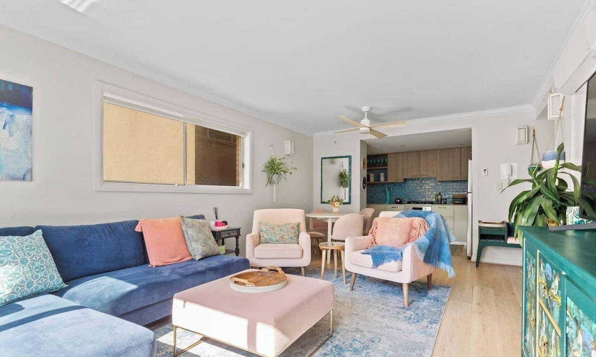 Coogee Apartment | Sunset Swirl A Pastel Dream by the Beach