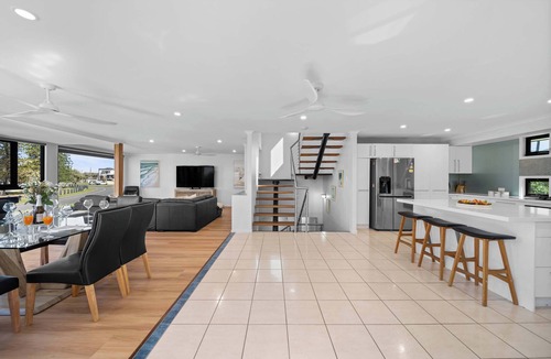 Buddina House | Beachfront at Buddina with Heated Pool & Sea Views