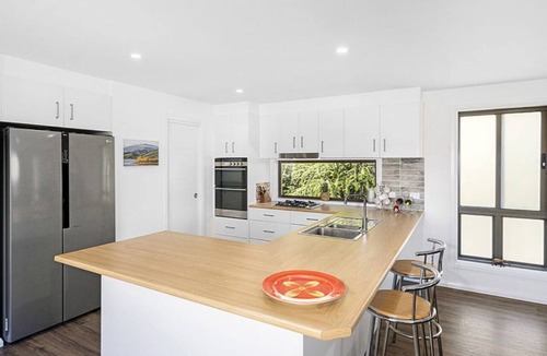 Long Beach Apartment | Beautiful modern, upstairs apartment with stunning water and mountain views.