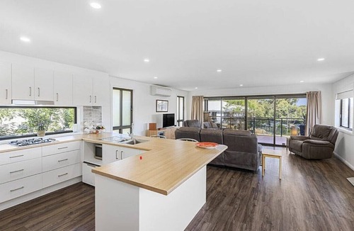 Long Beach Apartment | Beautiful modern, upstairs apartment with stunning water and mountain views.
