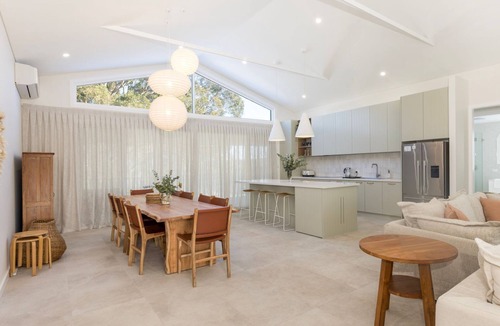 Culburra Beach House | Carramar - Fireplace - Absolute Waterfront