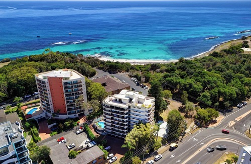 Forster Apartment | Coastal Apartment with Ocean Views, Pool, Sauna & Tennis Court