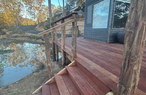 Laguna Cabin | Cosy mountain top Tiny Lake Home off grid retreat