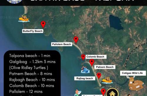 Patnem Apartment | CR 2BHK Fully Equipped Duplex Talpona 100m beach