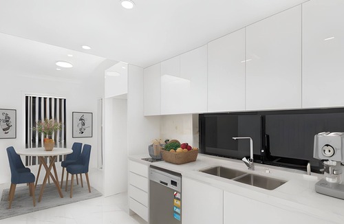 Bardia House | E1-Modern Bedroom w TV, Wifi