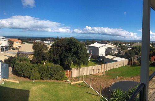 Goolwa Beach House | Enjoy Panoramic coastal views at this spacious hilltop property. Linen included.