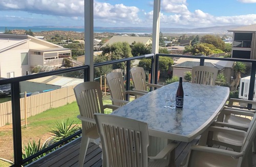 Goolwa Beach House | Enjoy Panoramic coastal views at this spacious hilltop property. Linen included.