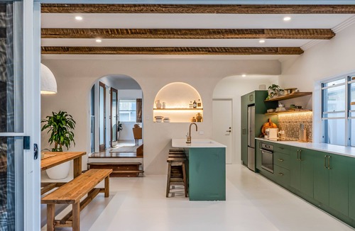 Marcoola House | Mediterranean Style Beachside Abode. Heated Pool in Winter