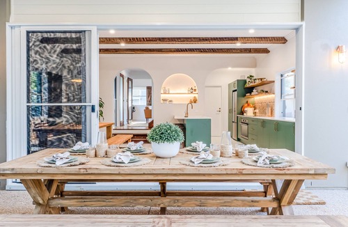 Marcoola House | Mediterranean Style Beachside Abode. Heated Pool in Winter