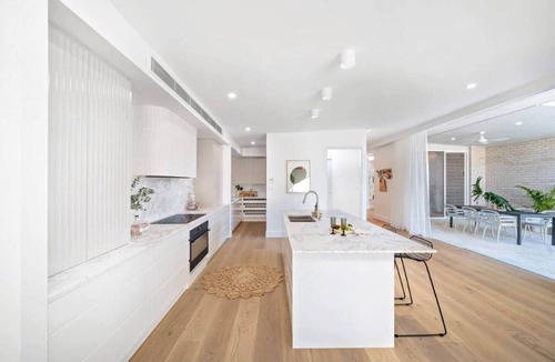 Salamander Bay House | Modern Beach Haven with Sauna and hot tub