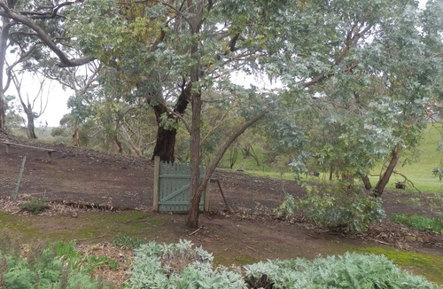 Spring Gully House | mount charmal cottage. 5 person spa under pergola. Large combination heater.