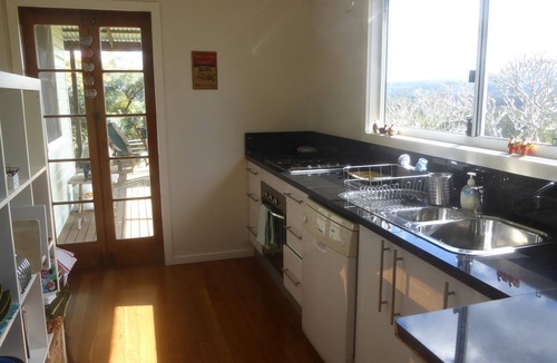 Eureka Cottage | Nightcap Cottage - glorious view over farmland to hills!