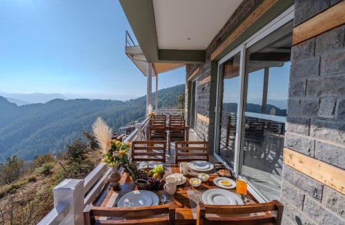 Theog Villa | SaffronStays Alpine Blue, Theog - 6BR Villa with Valley Views