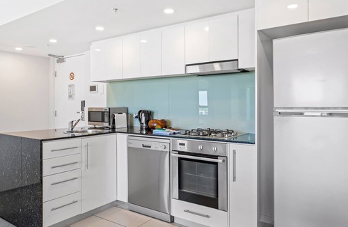 Redcliffe Apartment | Seaside Escape with Pool, Balcony and Views