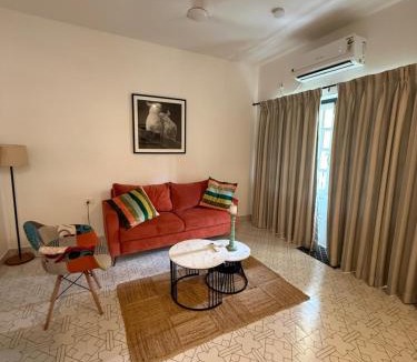 Gauravaddo Apartment | Spacious 1 Bed near Candolim & Calangate-Renovated