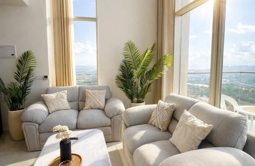 Gurugram Apartment | Velantra Sky Duplex Luxury High-Rise Stay with Panoramic Views