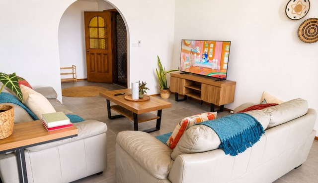 3 bedroom cottage with ocean views fully furnished with ample space for the kids
