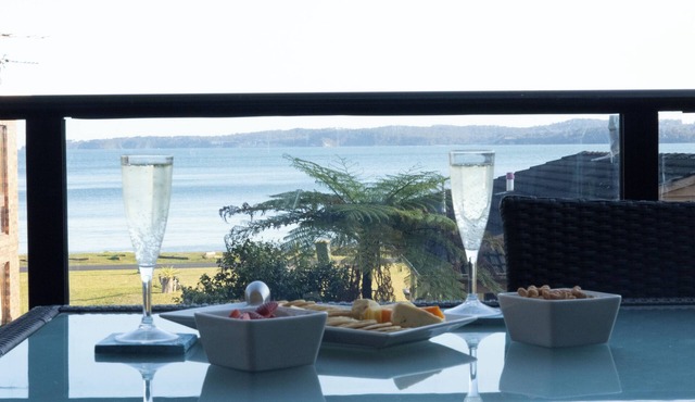 Beachfront pet friendly home. Views, location, comfort. Available from 17 Jan.