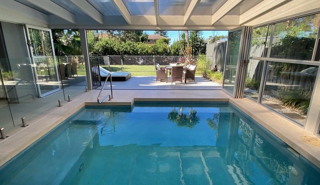 Callala Beach Winter escapes with indoor pool and spa