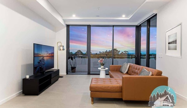 Modern 2BR Apartment Balcony