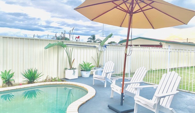 Sirena's Home with the pool!