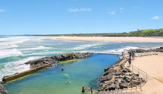 Situated just steps from the beach, this luxurious accommodation offers premium location and more