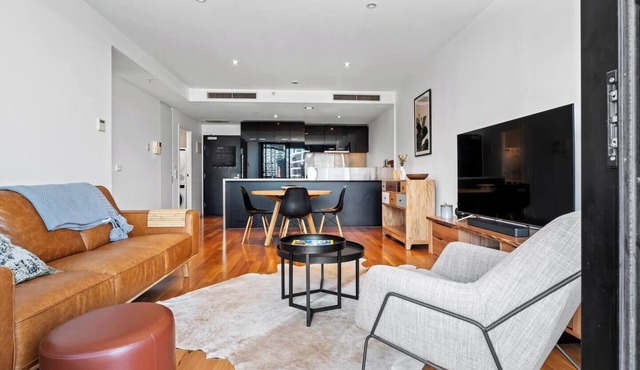 Sky Way on 10th A Sleek Balcony Pad with Parking
