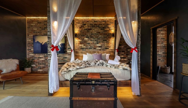 Stay where the world can't find you. Quirky salvage luxury at its very best.